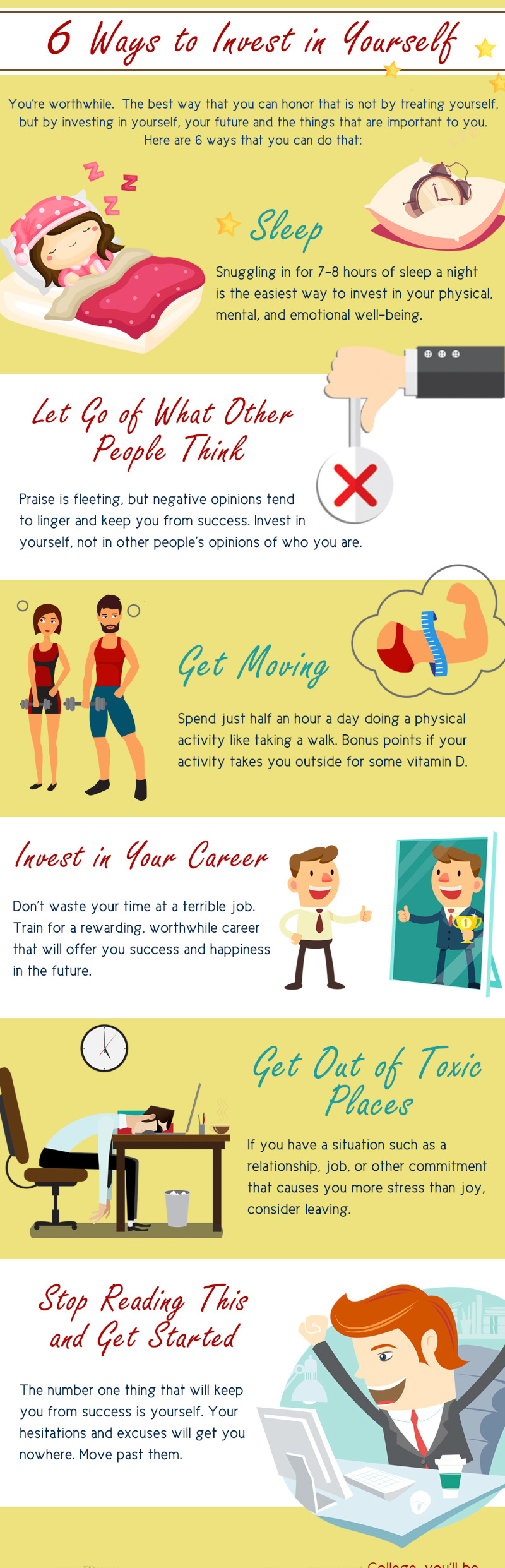 investing in yourself 6 ways